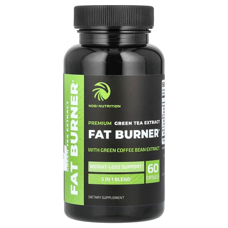 Premium Green Tea Extract Fat Burner, 60 Capsules