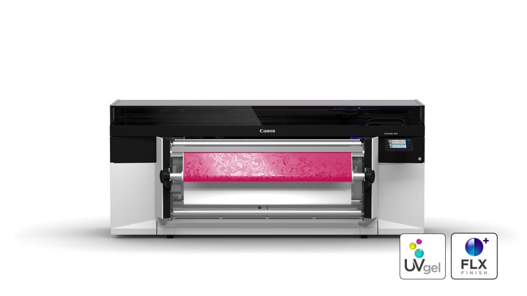 Colorado 1650 - UVgel printer, flexible inks and mixed matte/gloss ...