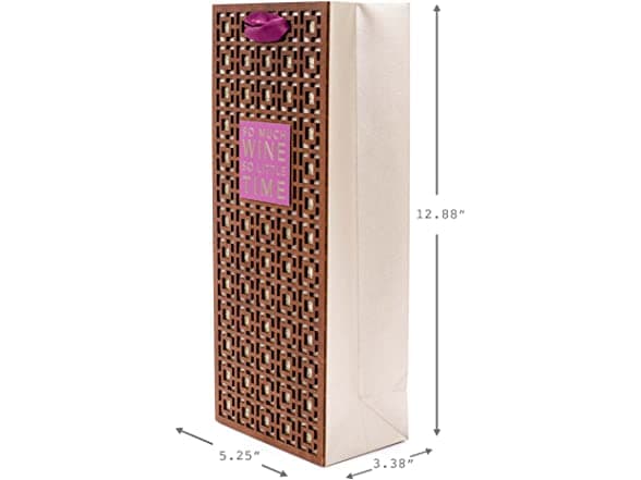 Hallmark Signature Bottle Gift Bag