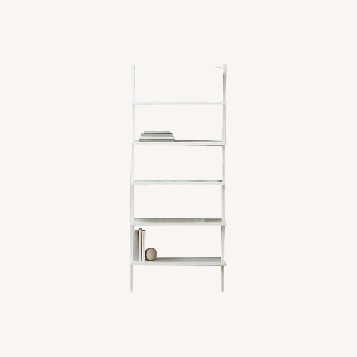 CB2 Stairway White Wall Mounted Bookcase - AptDeco