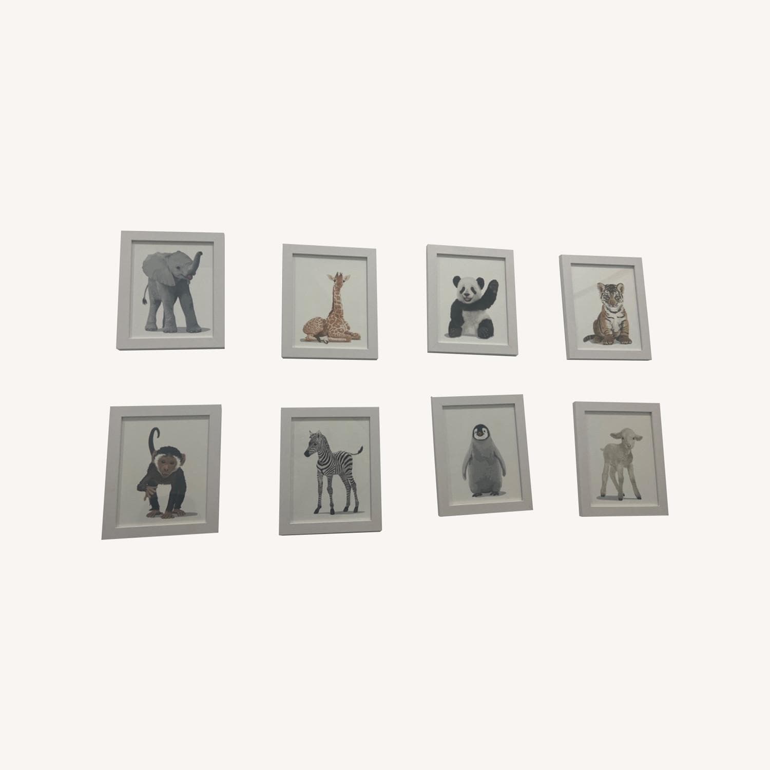 Baby /Nursery Room Framed Animal Prints - AptDeco