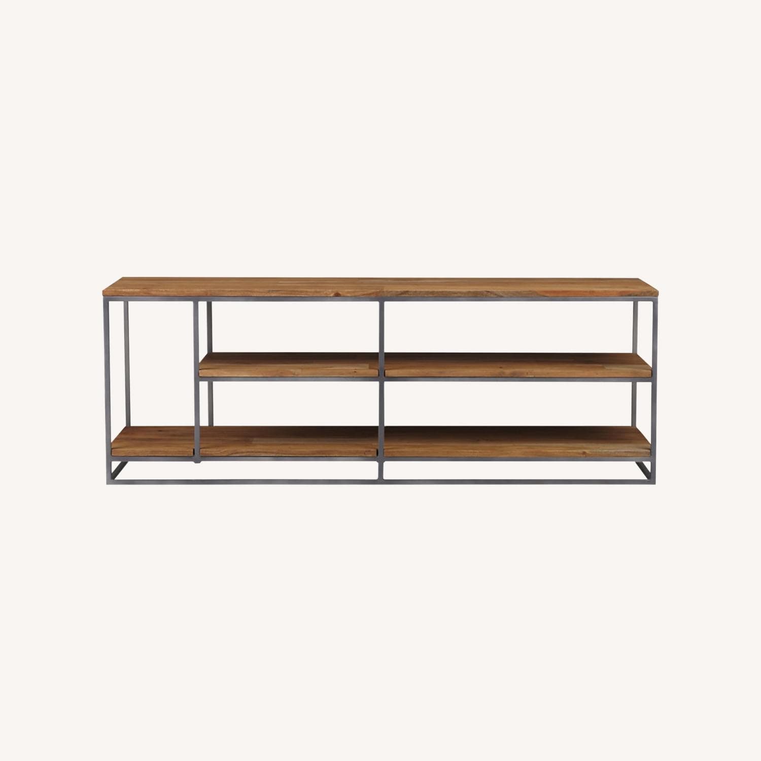 CB2 Framework Wood Media Console - AptDeco