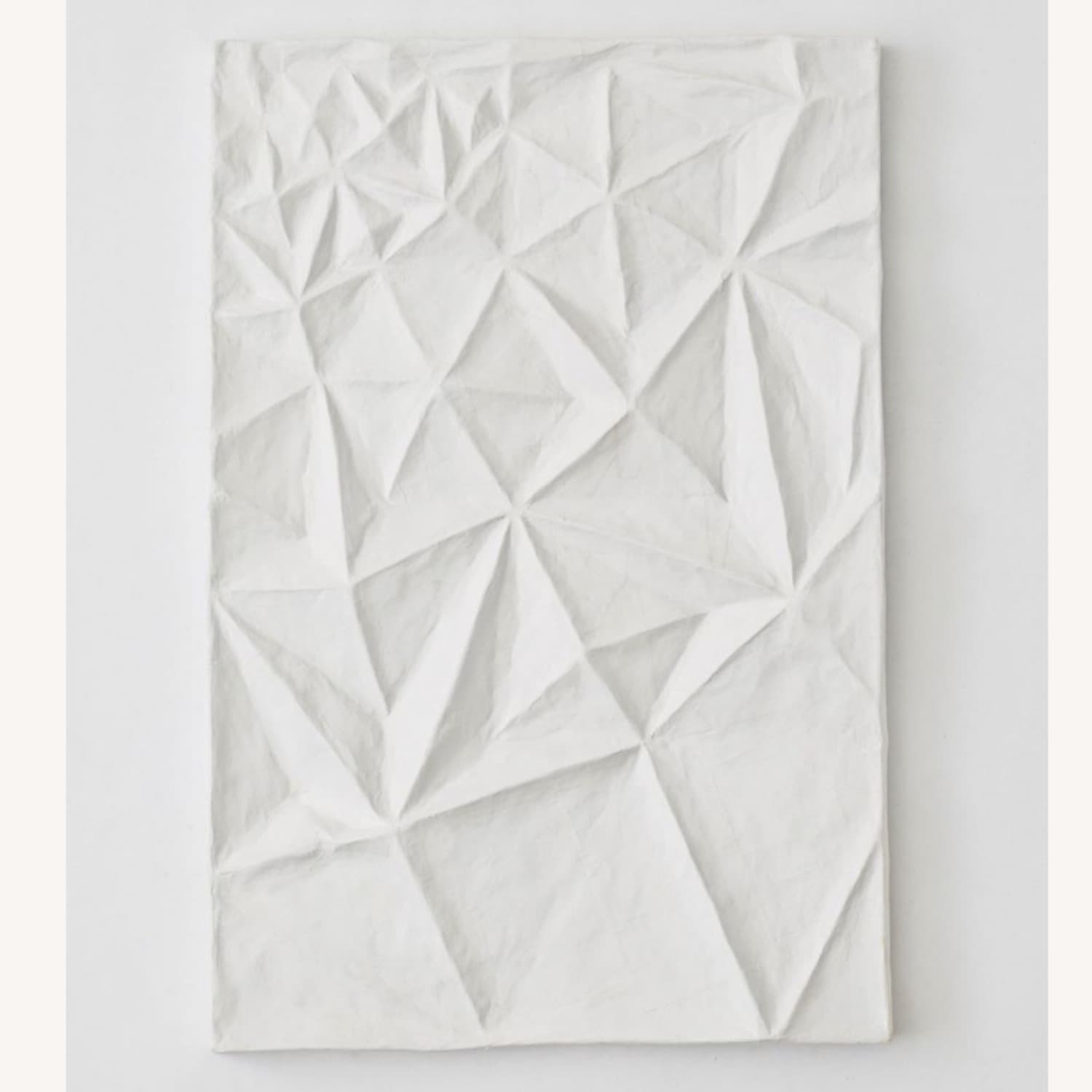 West Elm Paper Mache Geo Panel Wall Art, Panel III - AptDeco