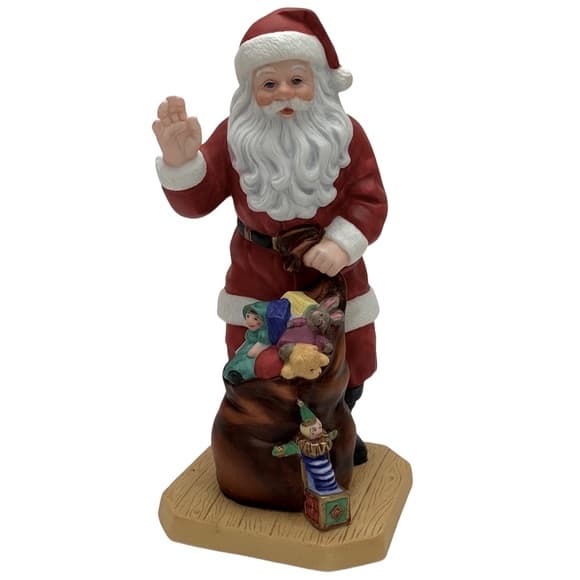 Lenox | Holiday | Vintage Lenox The Lenox 996 Santa Waving With Toy Bag ...