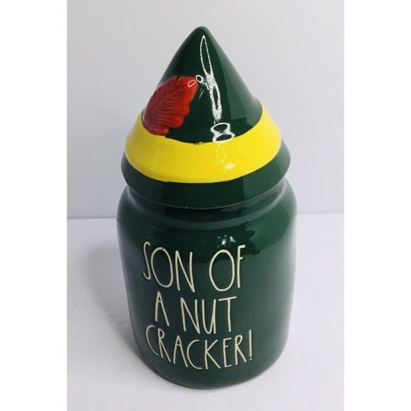 Rae Dunn | Dining | Canister Ceramic Buddy Elf Son Of A Nut Cracker ...