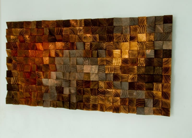 Geometric Wooden Wall Art - Designer Review & Photo