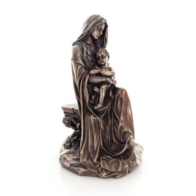 Virgin Mary the Virgin Mary or Theotokos with Jesus Christ 17cm Verone