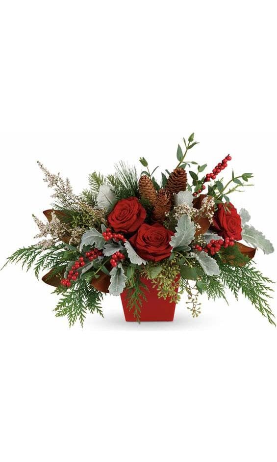 Winter Blooms Centerpiece - Grower Direct Flowers Canada