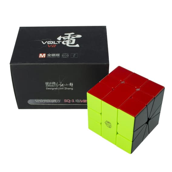 X-man Volt V2 Magnetic (/ UD) Square-1 Stickerless black | QiYi