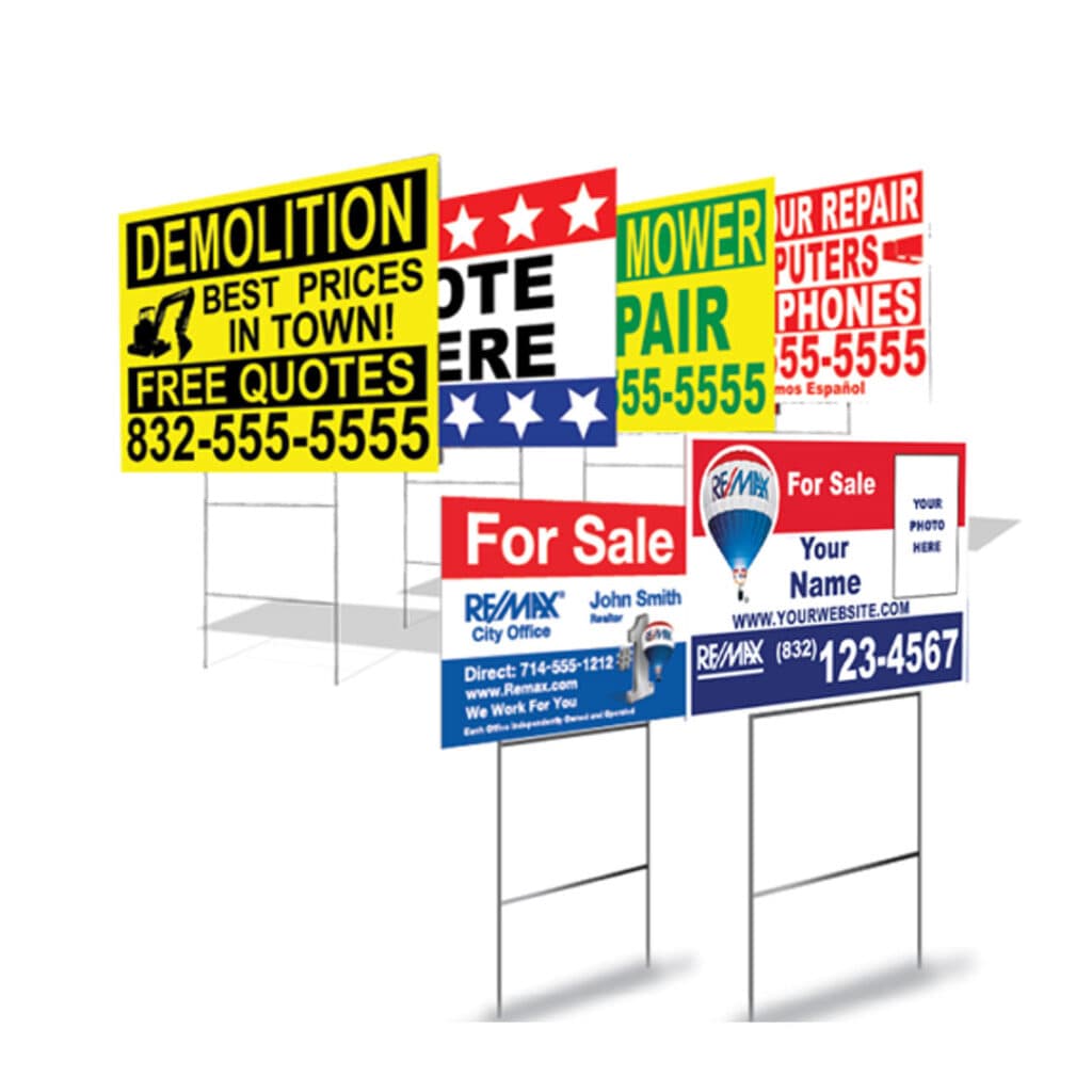 Corrugated Plastic Signs - Hawk Prints