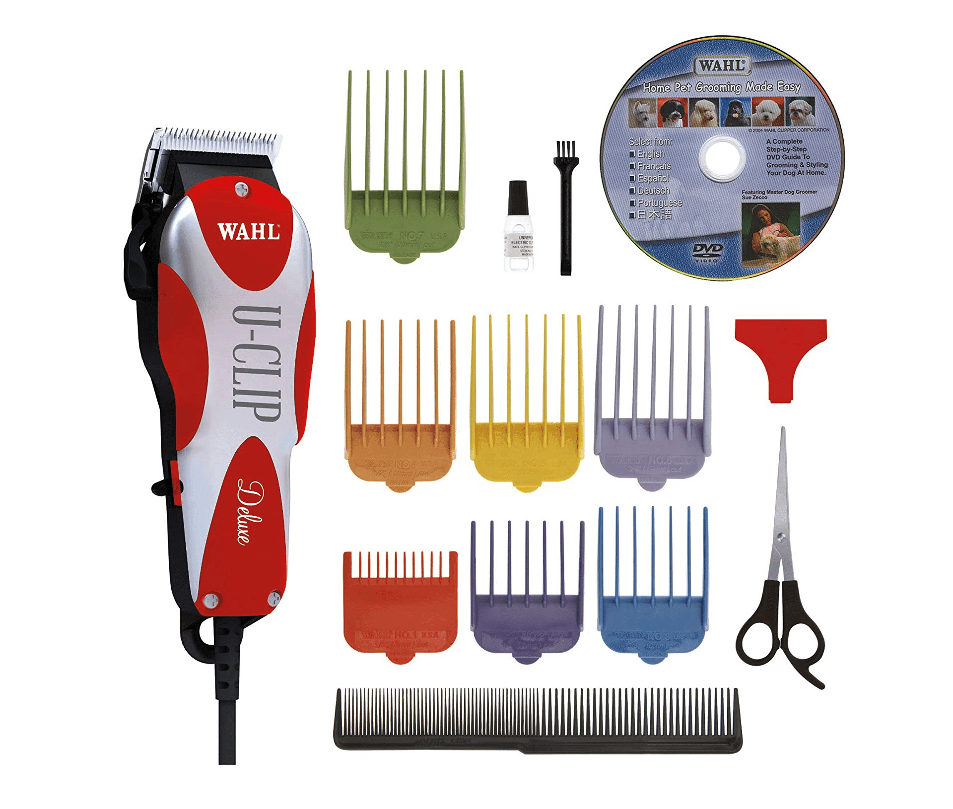 Wahl Professional Animal Deluxe U-Clip Pet Grooming Kit