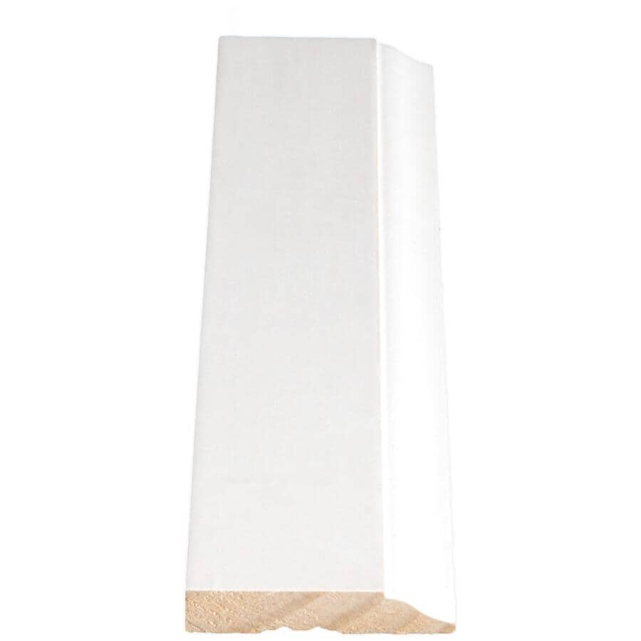 ALEXANDRIA MOULDING 7/16" x 2-1/4" Finger Jointed Pine Primed Colonial ...