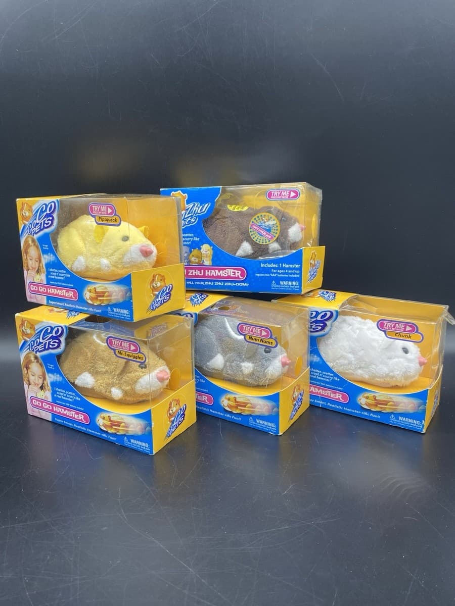1st Print Go Go Pets Hamster ( Zhu Zhu Pets) Lot Of 5 | eBay