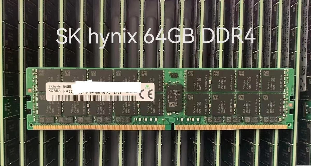 SK Hynix 64GB Server RDIMM RAM DDR4 3200MHz 2933MHz 2666MHz ...