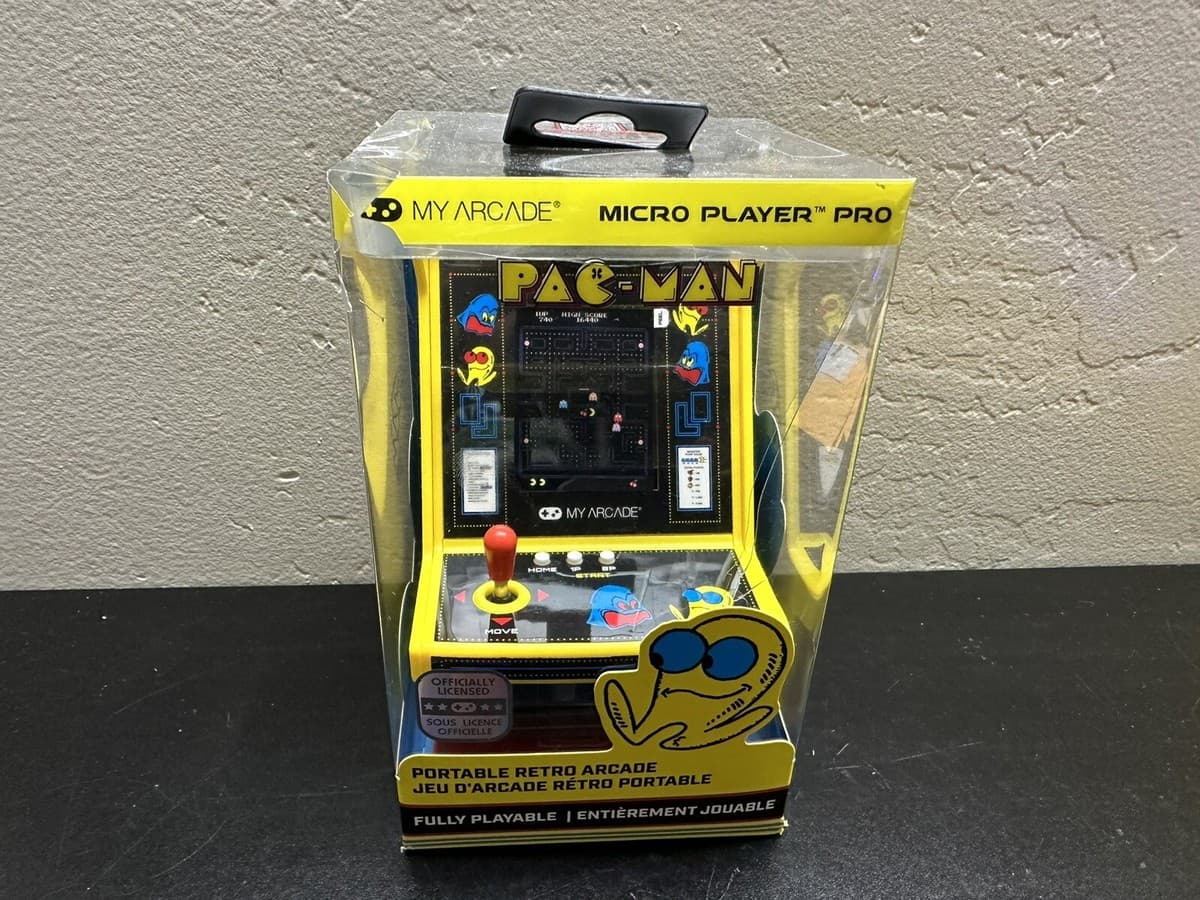 My Arcade DGUNL-4194 PAC-MAN Micro Player Pro Portable Retro ...