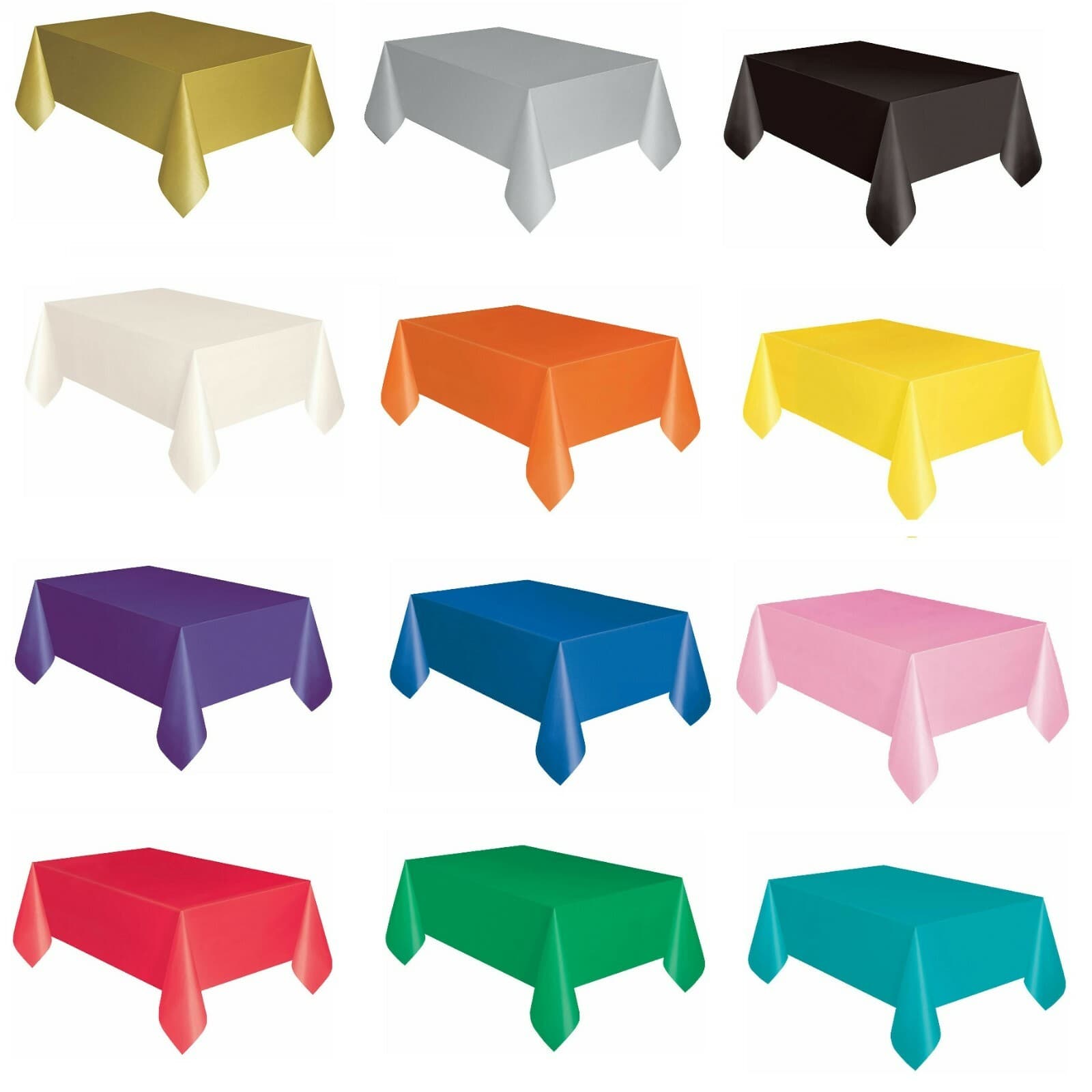 Rectangle Disposable Plastic Table covers Wipe Clean Party Table cloth ...