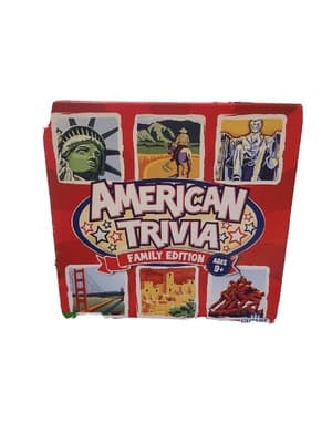 American Trivia Family Edition Game Outset Media 2017 Educational Game ...