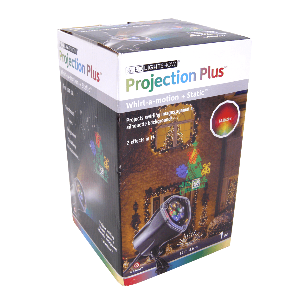 Gemmy LED Light Show Projection Plus Whirl A Motion and Static - NIB | eBay