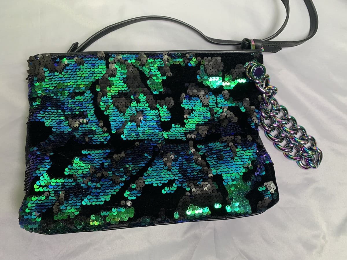 Kendall Kylie Irridescent Sequin Crossbody Bag | eBay