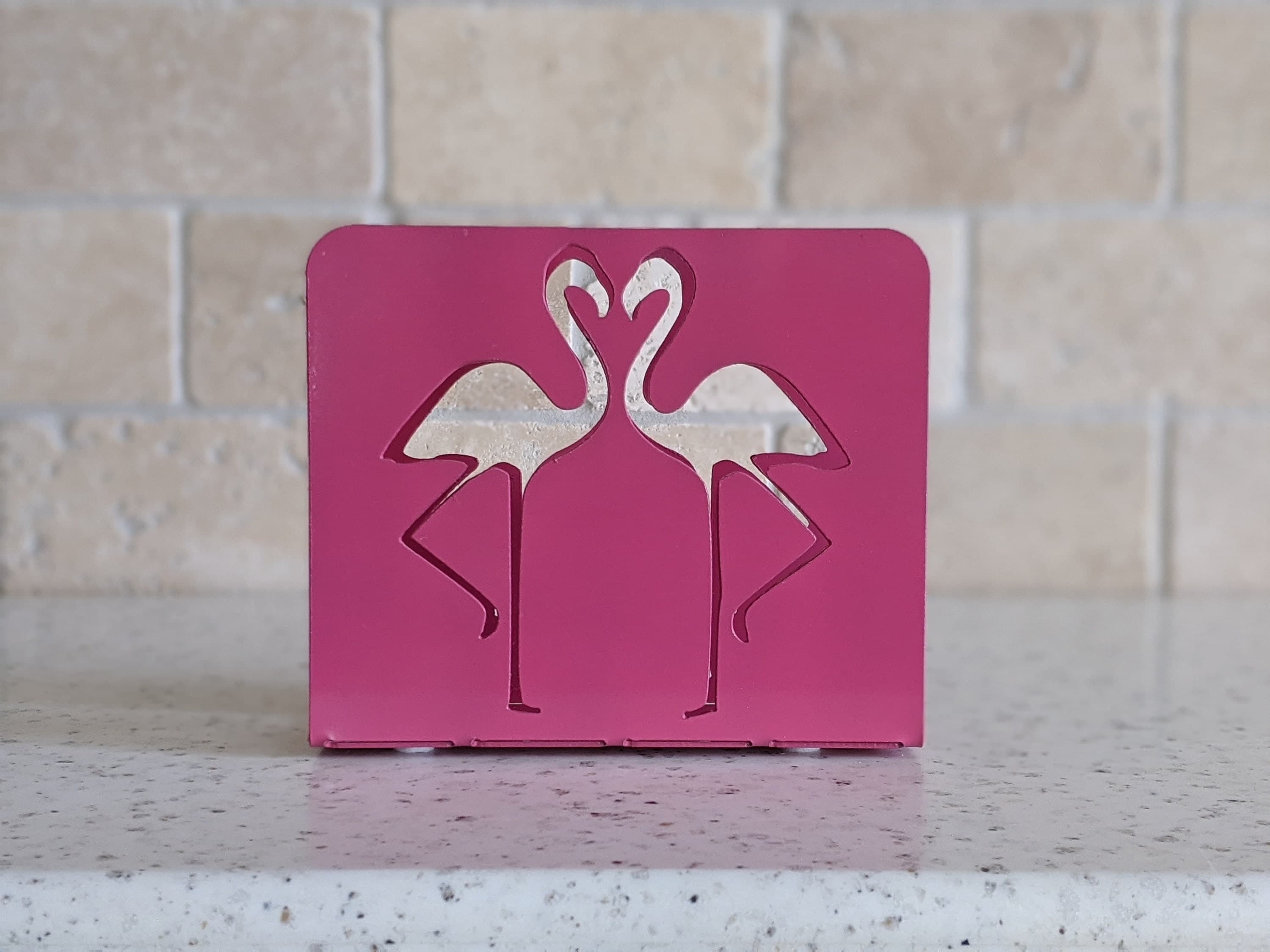 Flamingo Napkin Holder Custom Made - Etsy