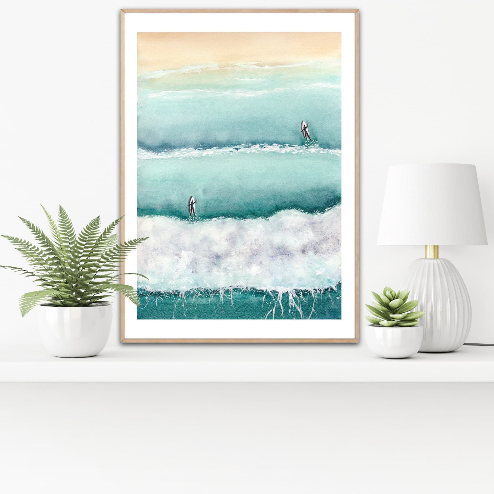 Surfing Together I Surf in Tofino I Couples Surfing I Aerial Surf Art ...