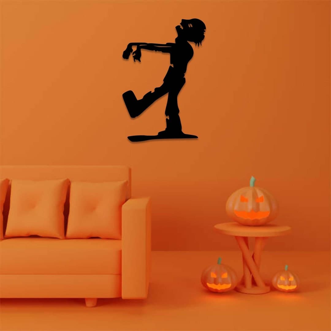 Walking Zombie - Metal Wall Art || Metal Wall Decoration || Walking ...
