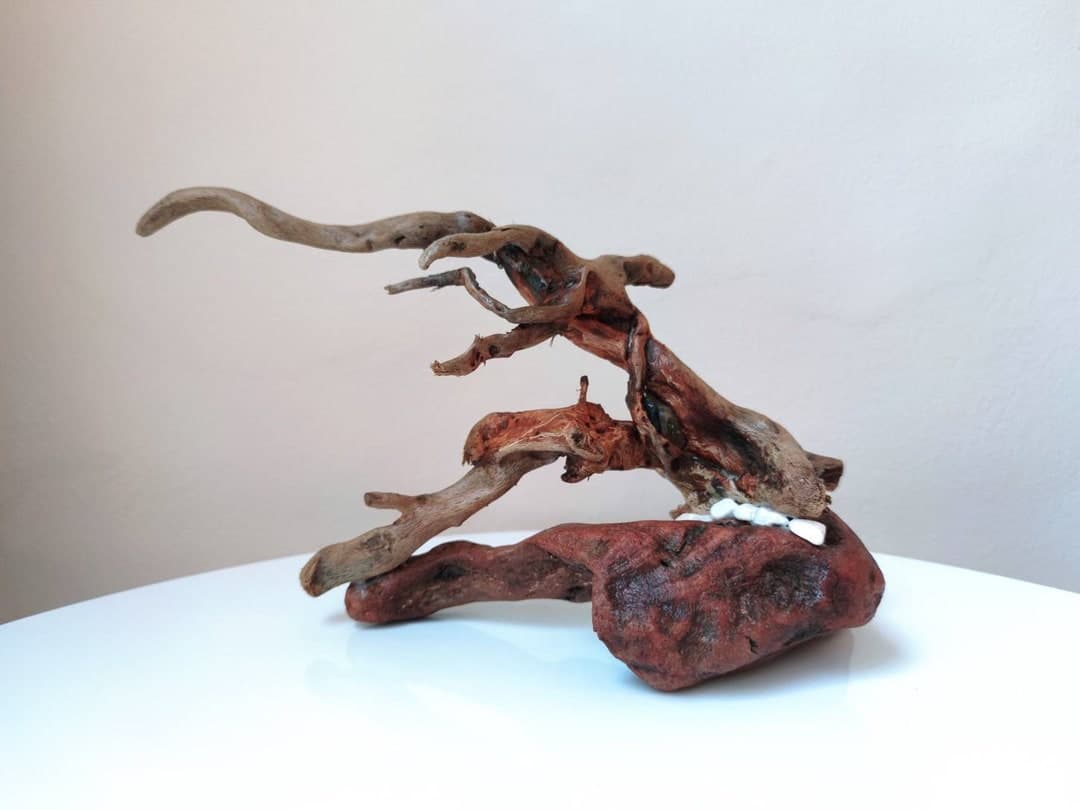 Rustic Driftwood Tree Sculpture for Tabletop Home Decor/natural ...