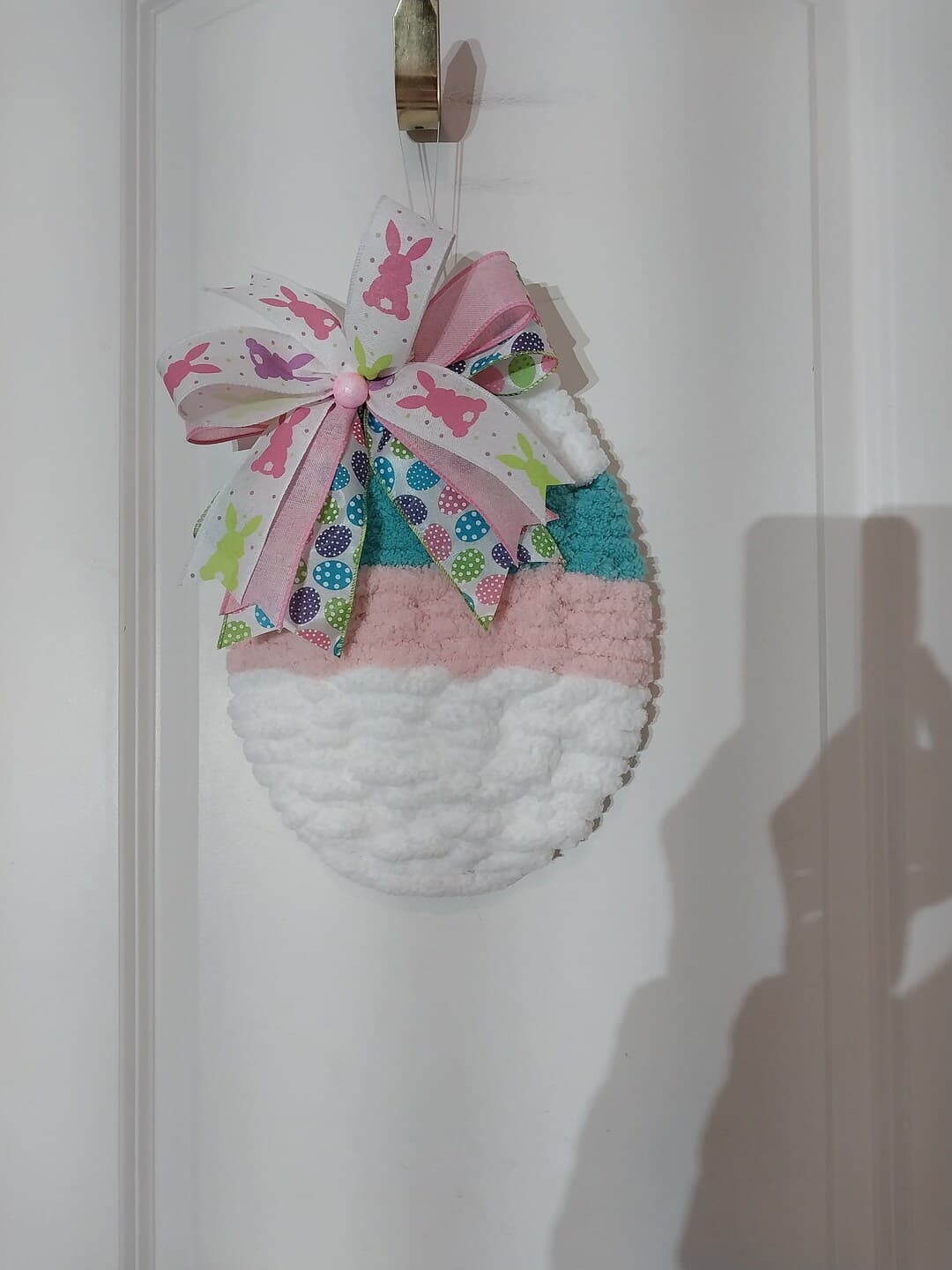 Easter Egg Door Hanger, Easter Door Hanger, Easter Egg Wreath, Easter ...