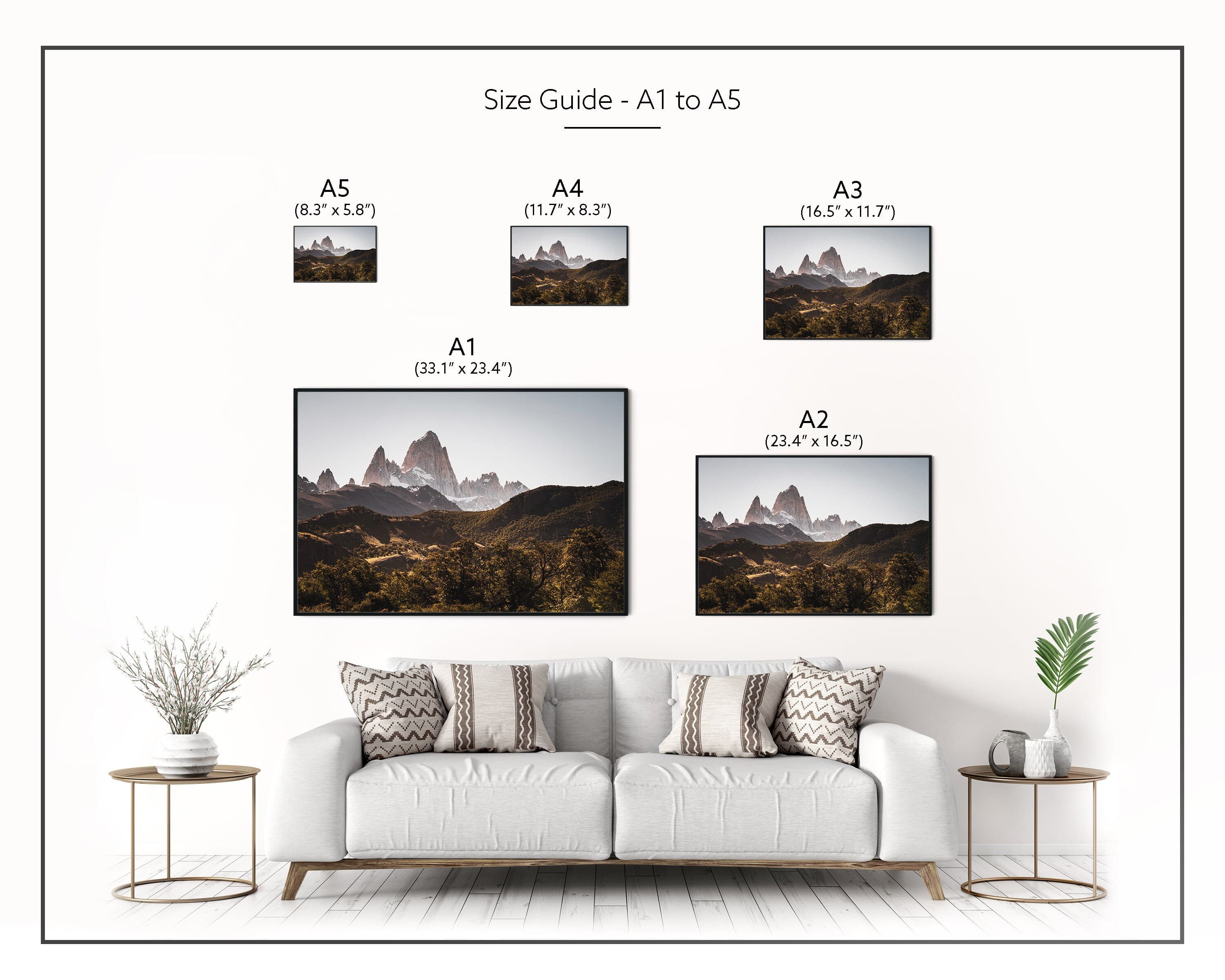 National Geographic Patagonia Peaks Framed Print