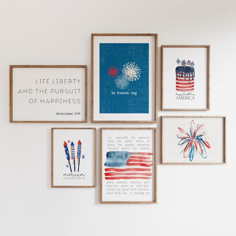 Americana Wall Art - Etsy