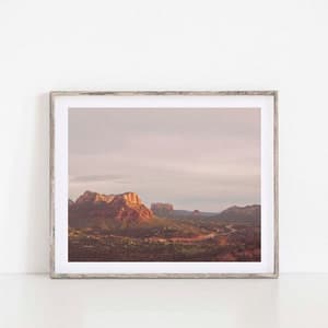 Sedona Red Rocks Photo, Desert Print, Boho Decor, Southwestern ...