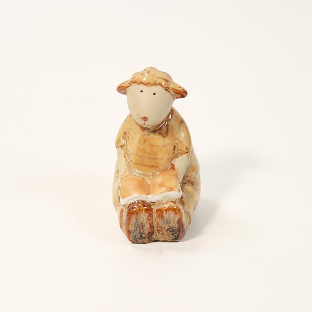 Antique Collection ,vintage Little Sheep Ceramic Statue - Etsy
