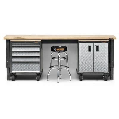 Gladiator Premier Series Pre-Assembled Steel Freestanding Garage ...