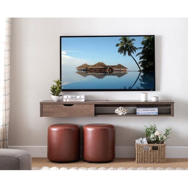 Prepac Altus Plus 58 Floating Tv Stand White at Christopher Ludlum blog