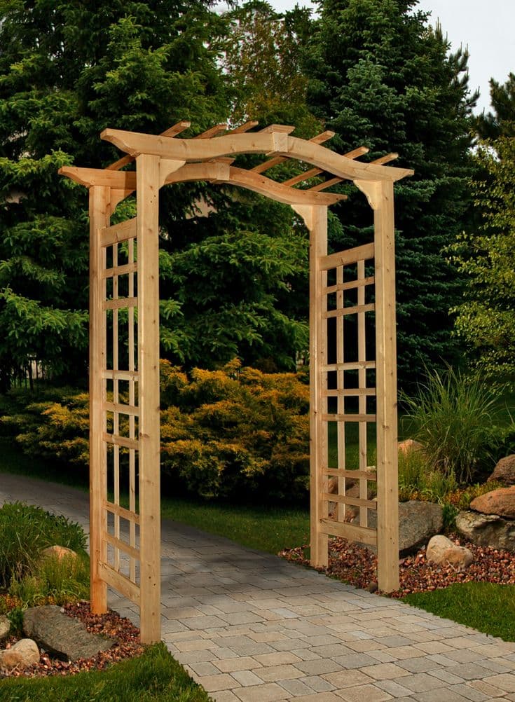 Trellis Wooden Garden Arch at Harrison Greenwood blog