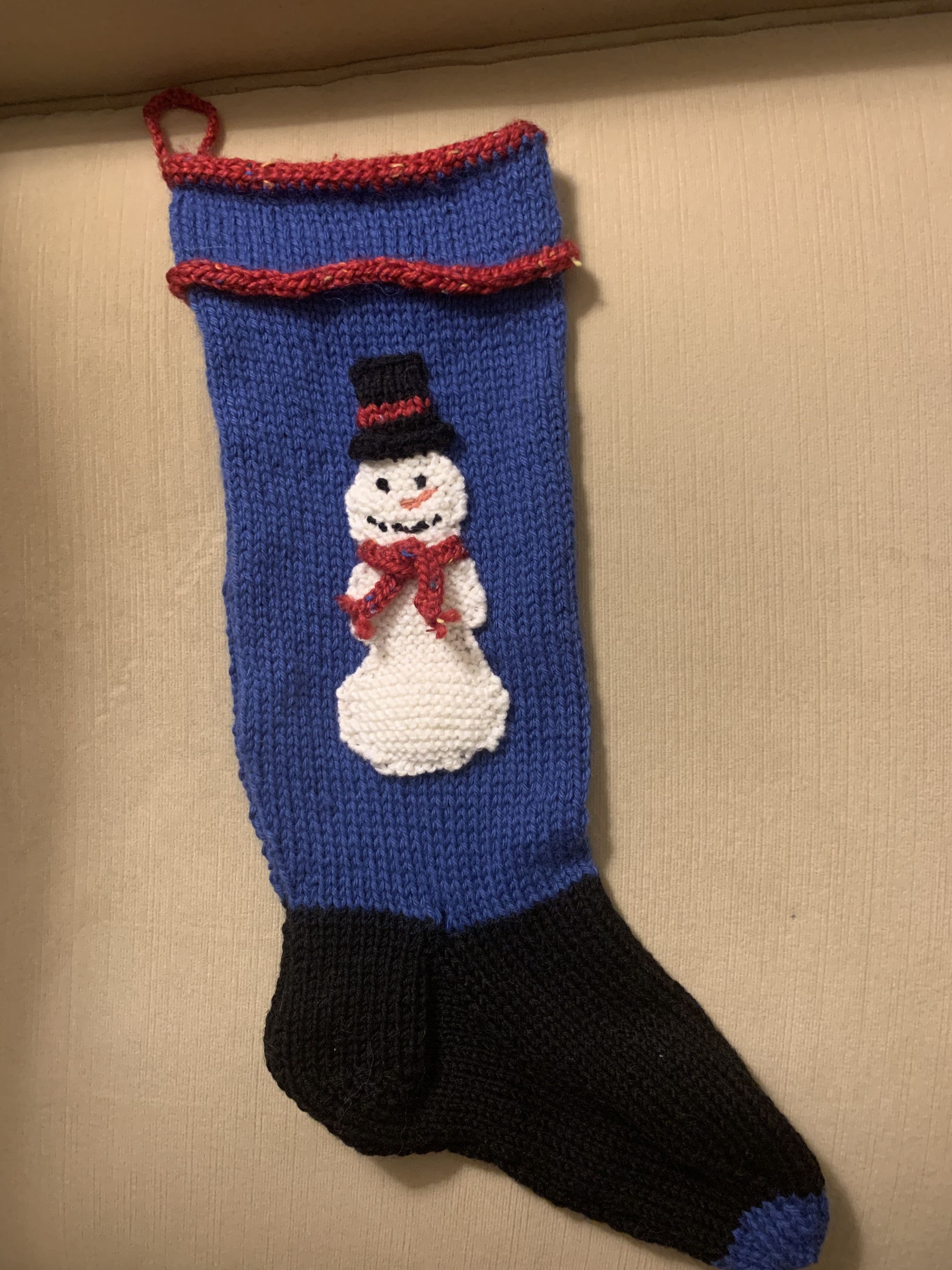 Snowman Christmas stocking | Christmas snowman, Christmas stockings ...