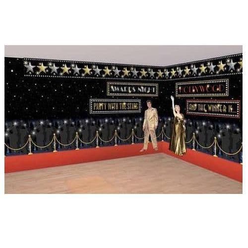 40ft Hollywood Starry Night Scene Setter - 15.2 m - Party Decoration