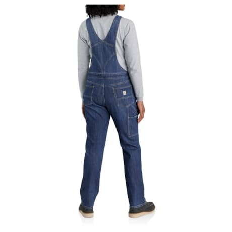 Carhartt 106002 Plus Rugged Flex® Relaxed Fit Denim Bib Overalls