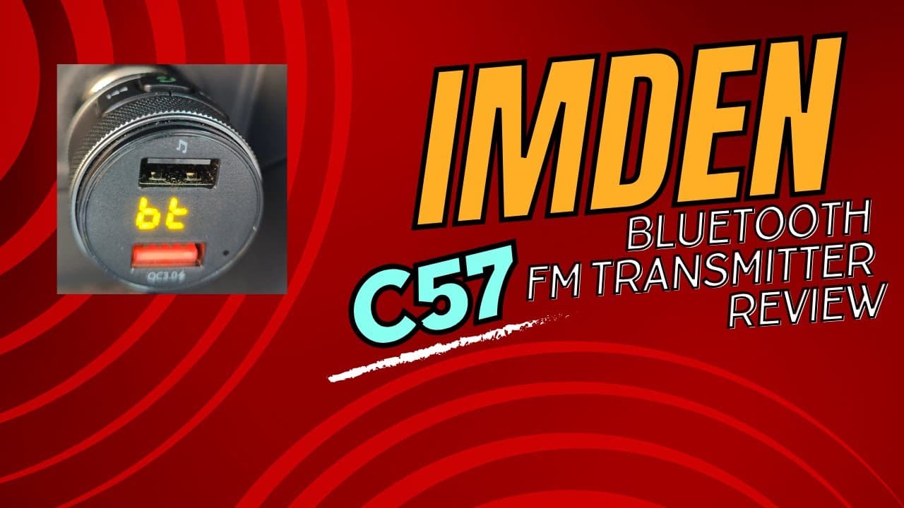 Imden C57 Bluetooth FM Transmitter Review - YouTube
