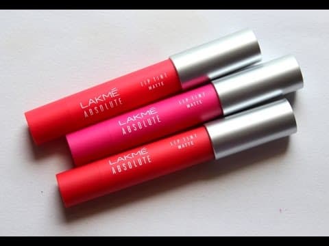 Lakme Absolute Lip Pout Matte Lip Tints - Swatches, Review (CLOSED ...