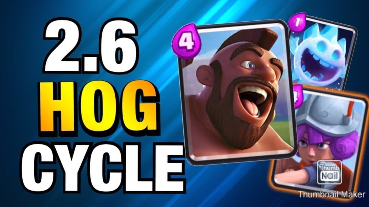 mastering hog cycle 🔃day 2 | | Best Deck | Unbeatable Deck | Hog Cycle ...