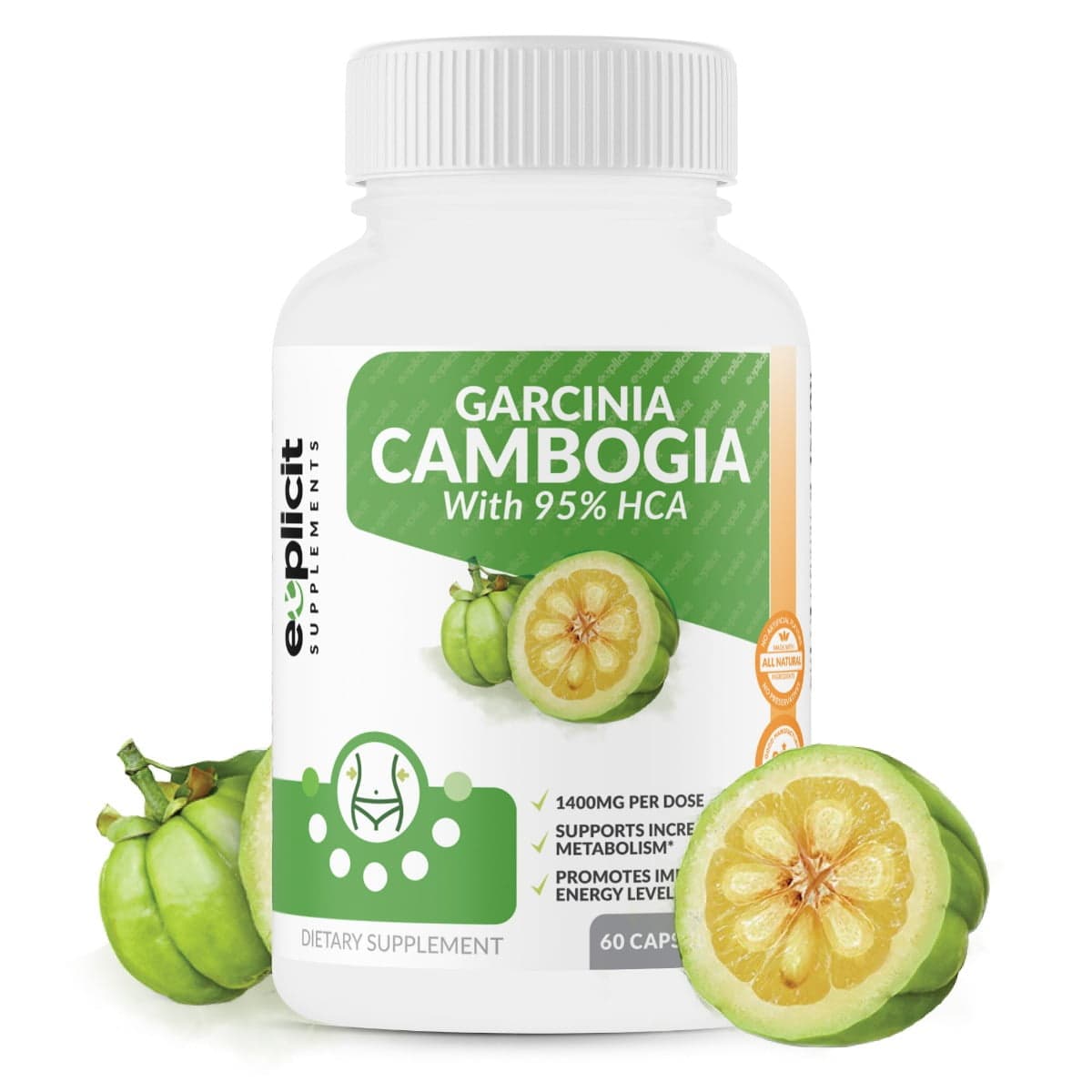 Garcinia Cambogia Extract 95% HCA – Natural Weight Loss Supplement ...