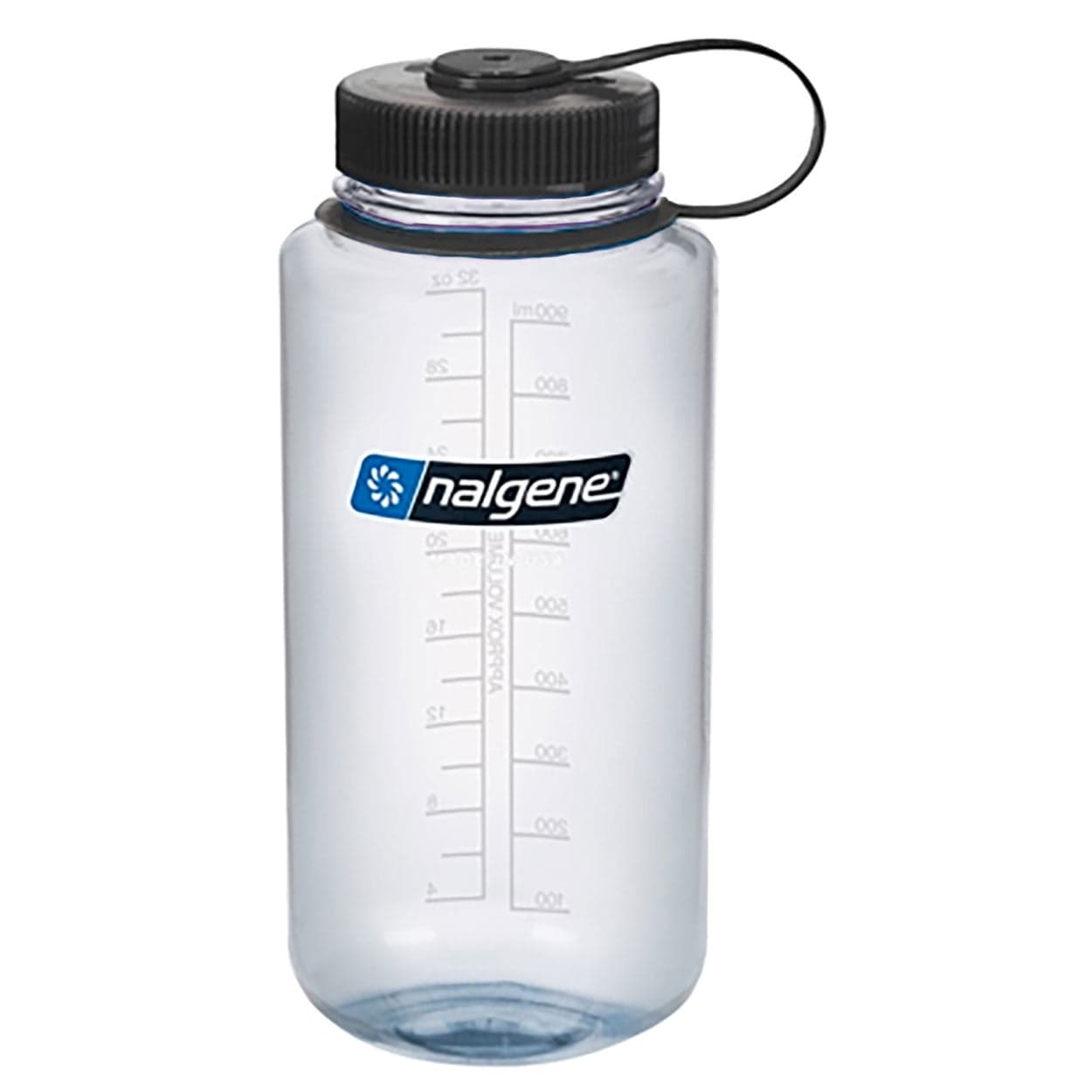 Nalgene Wide Mouth Bottle - 32 oz., Clear w/ Black Cap - Walmart.com