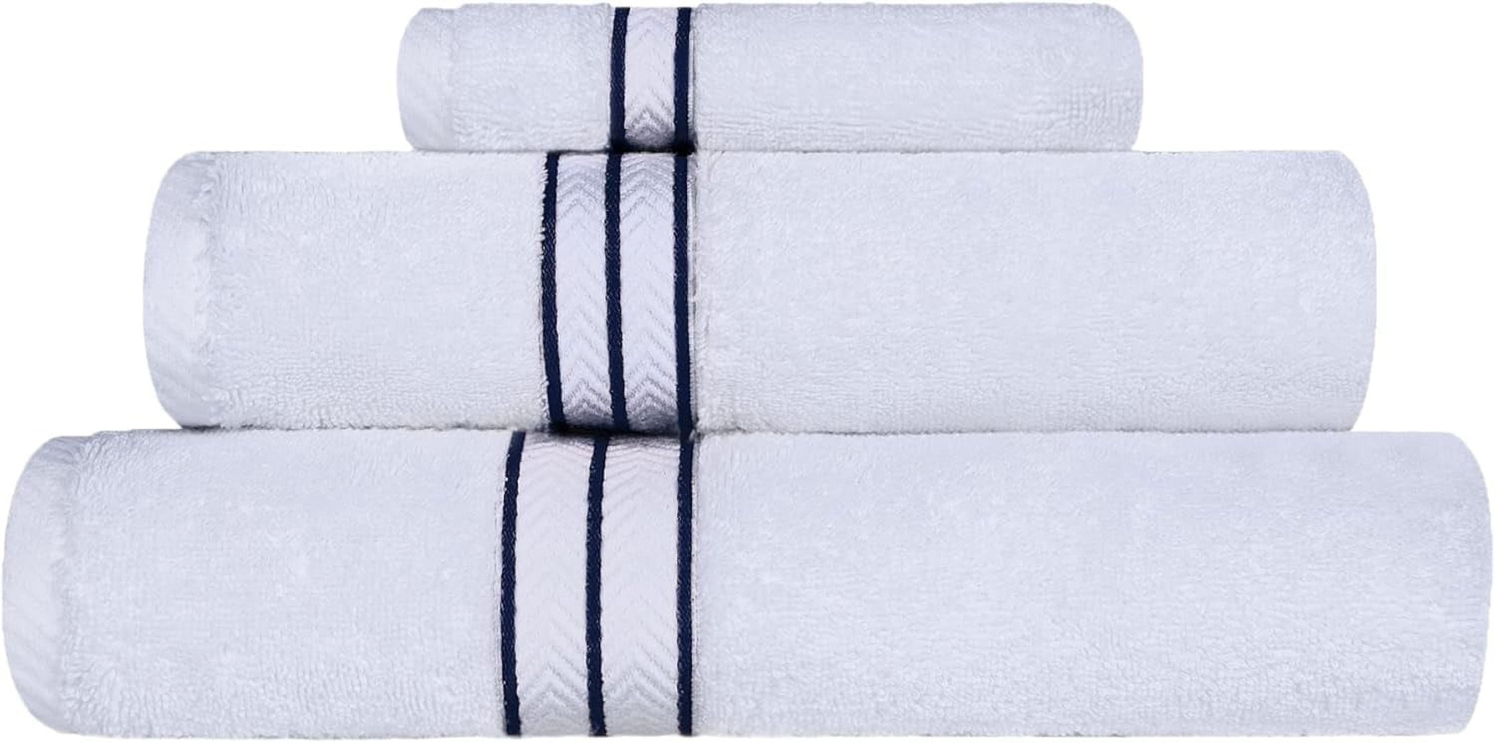 BNM Turkish Cotton Luxury Towels, Ideal For Master Bath, Guest Bathroom ...