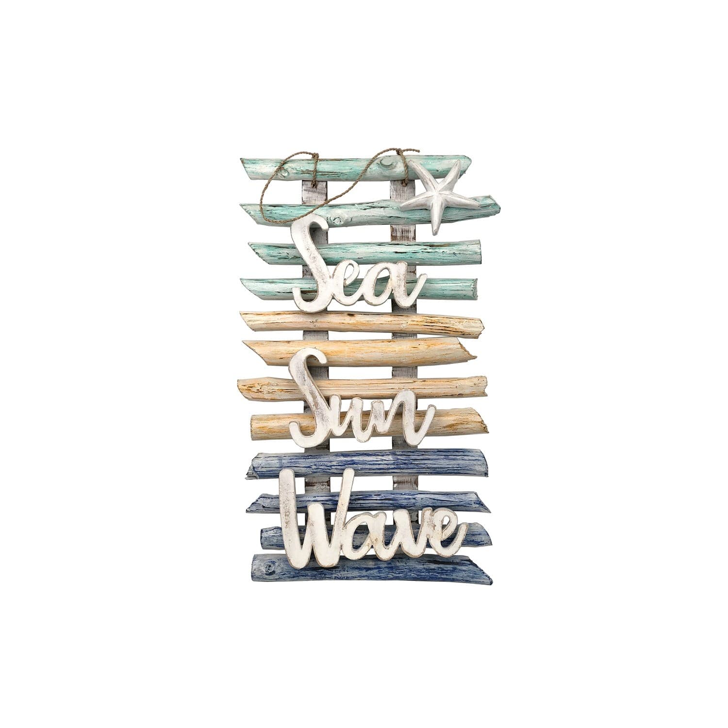 Beachcombers Sea Sun Wave Sign Wall Coastal Plaque Sign Wall Hanging ...