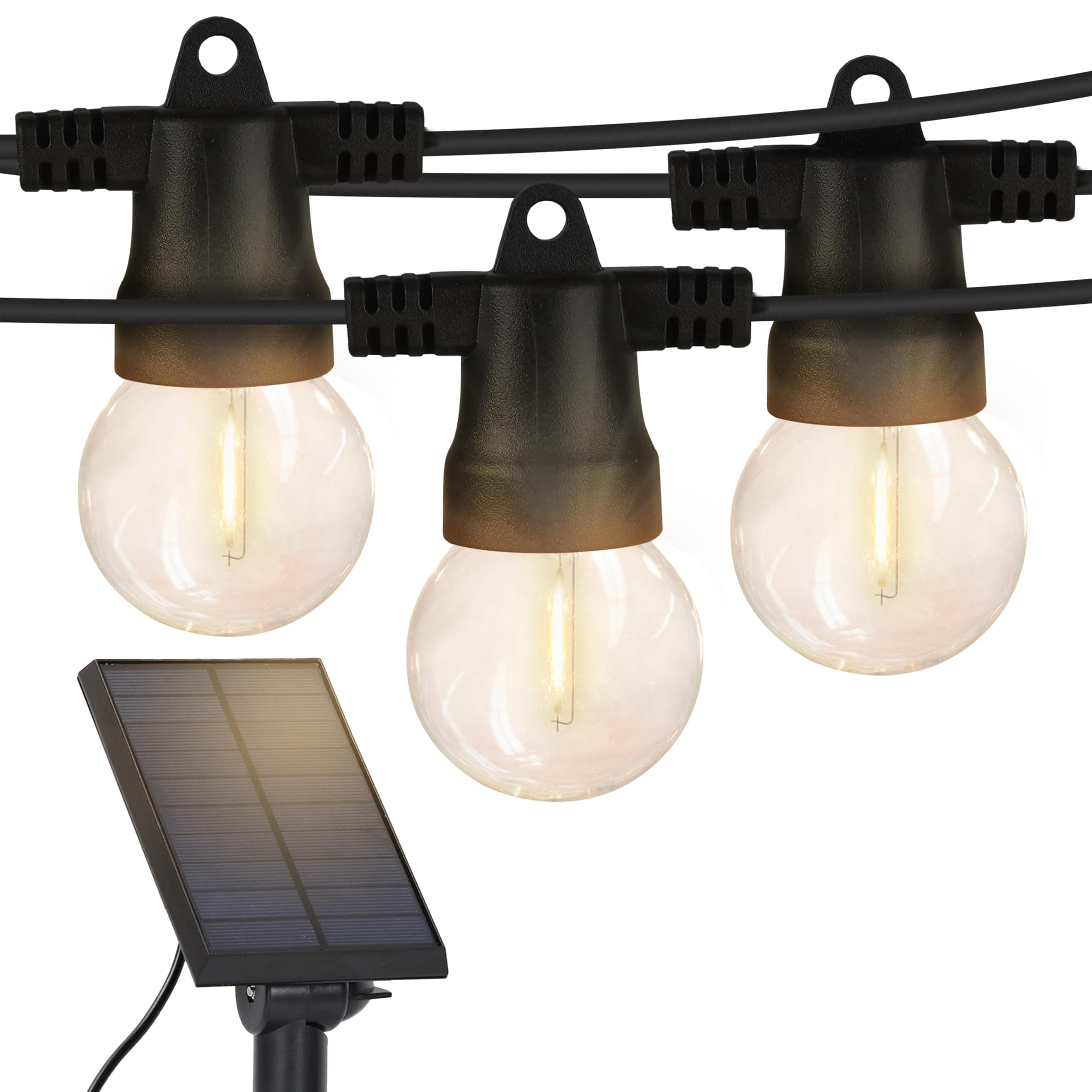 Brightech Ambience Pro - Waterproof Solar LED Outdoor String Lights ...