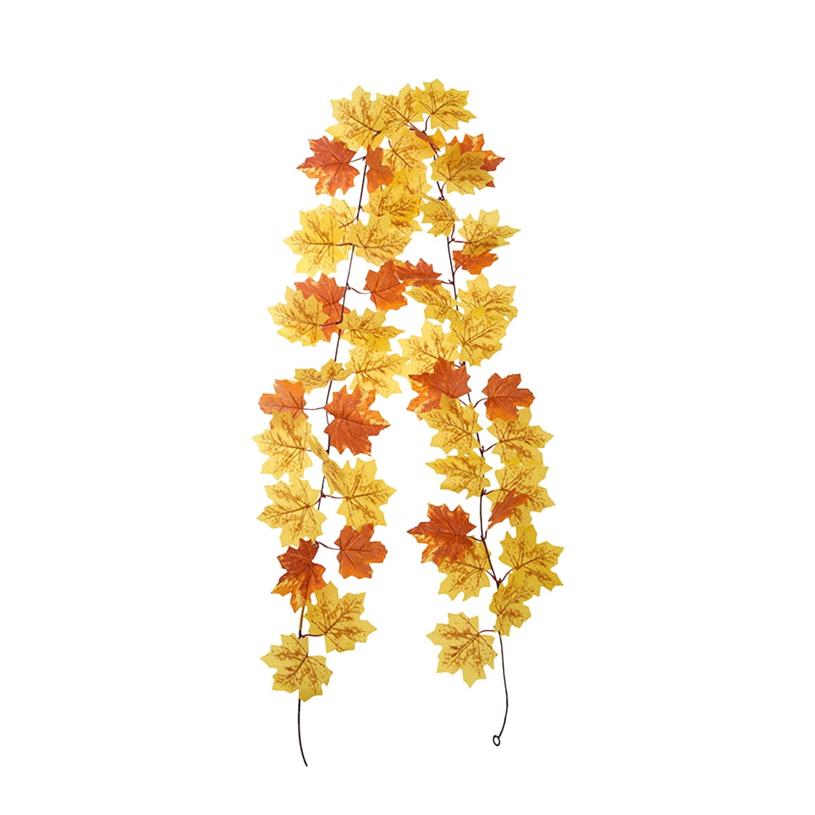 Echijet Fall Leaves Garland Coolmade Unlit Artificial Autumn Hanging ...
