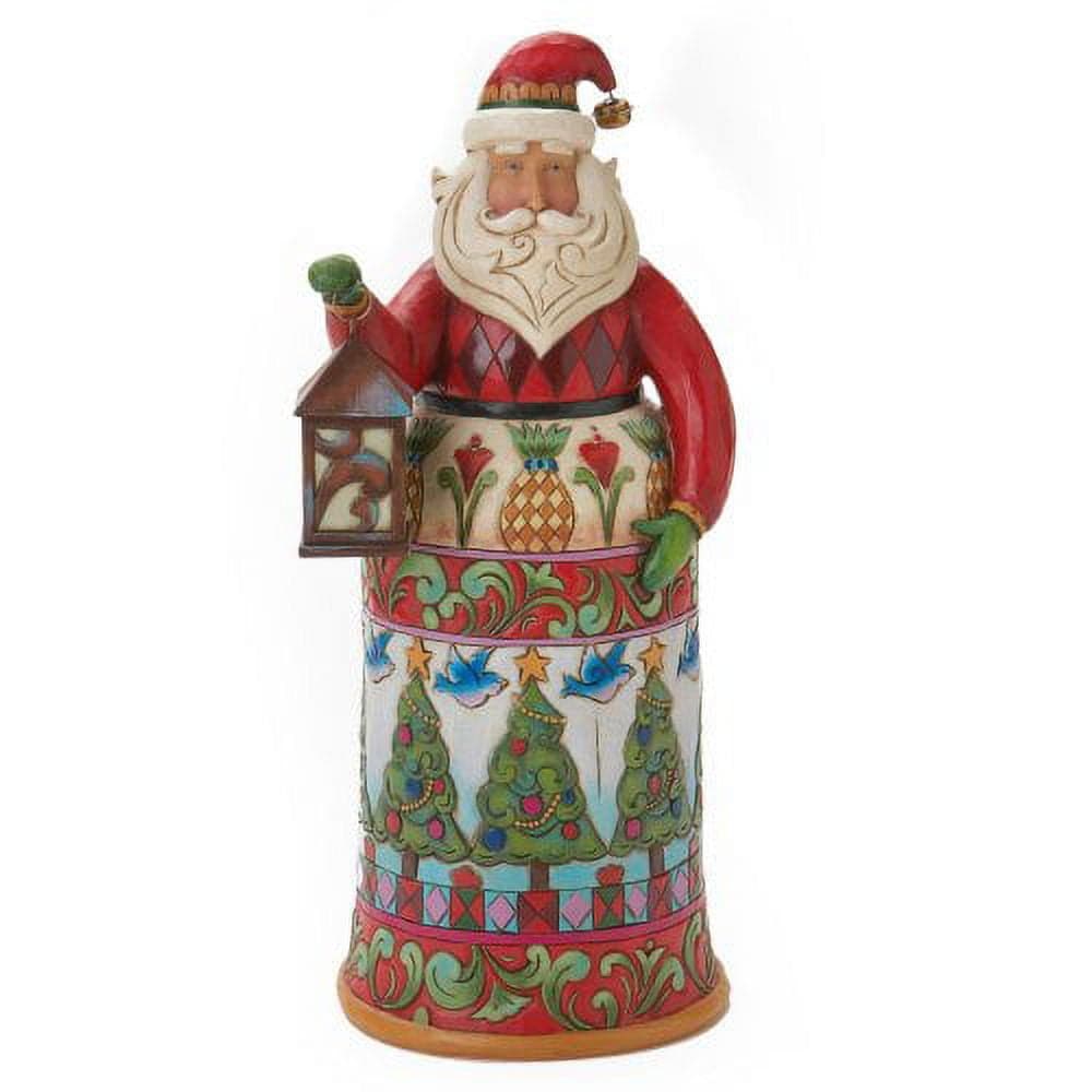 Enesco Jim Shore Heartwood Creek Santa with Lantern Figurine, 10-Inch ...