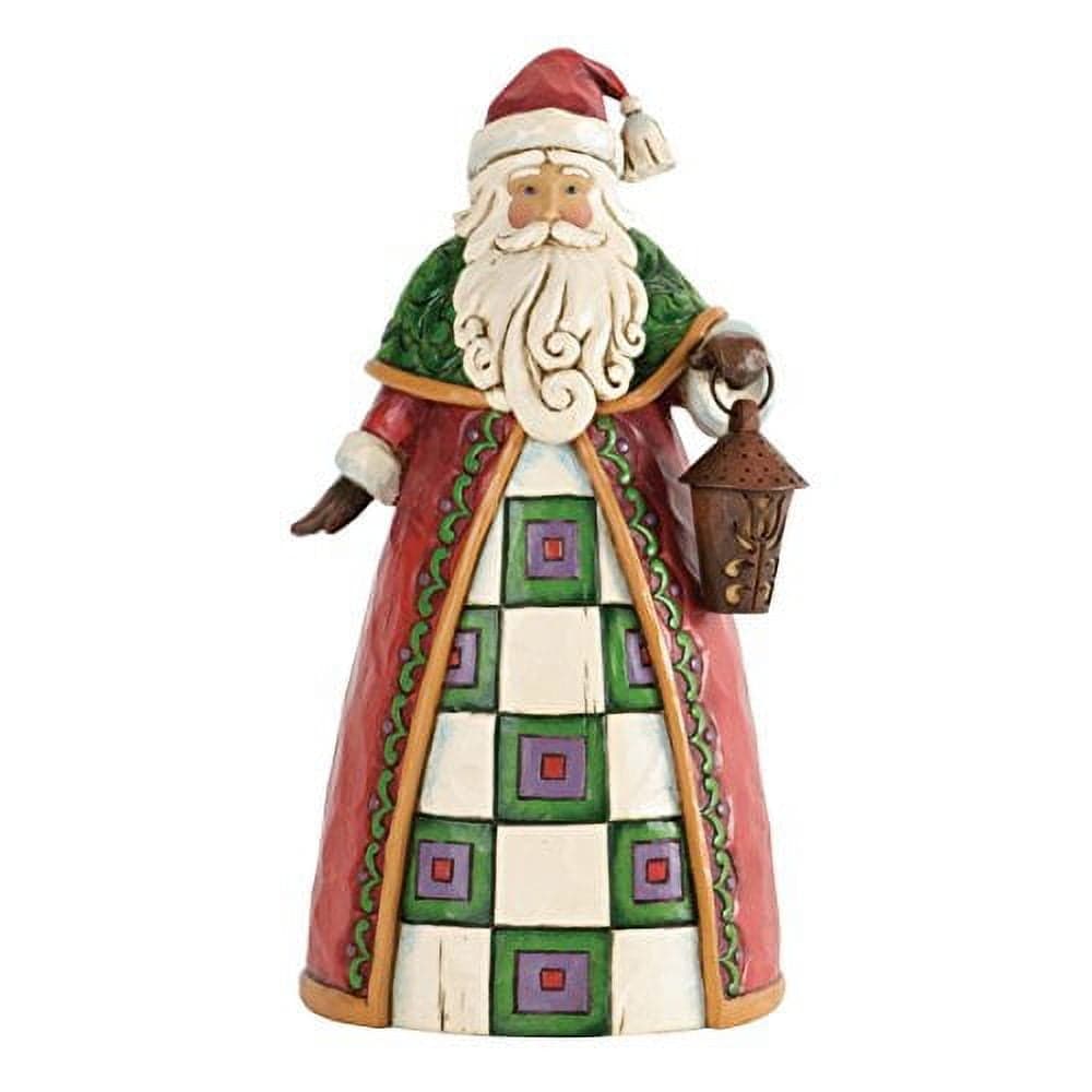 Enesco Jim Shore Heartwood Creek Santa with Lantern Figurine, 8.5-Inch ...