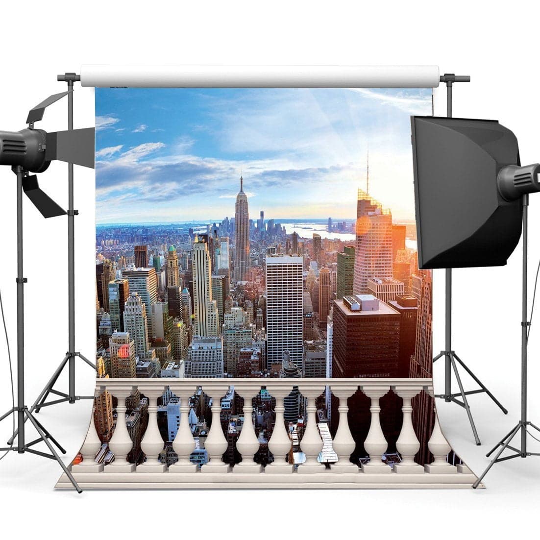 GreenDecor 5x7ft New York City Backdrop Cityscape Modern Building ...